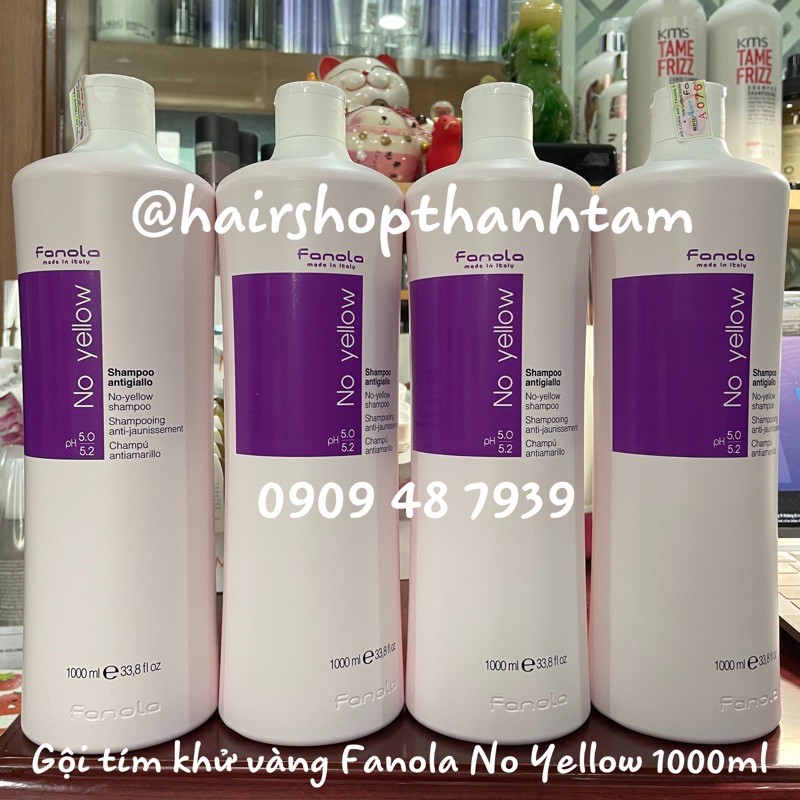 🌾Best Seller🎋Dầu gội khử sắc tố vàng Fanola No Yellow Shampoo 1000ml (new) | BigBuy360 - bigbuy360.vn