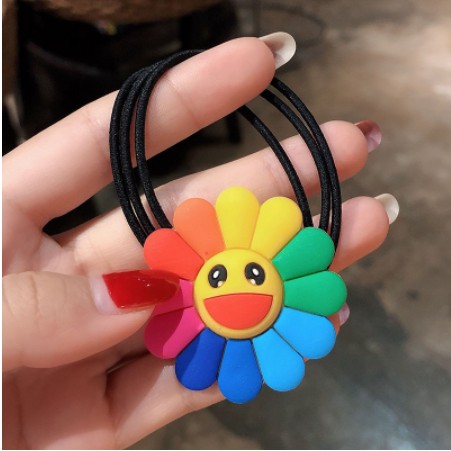 Dây Buộc Tóc Hoa Mặt Cười