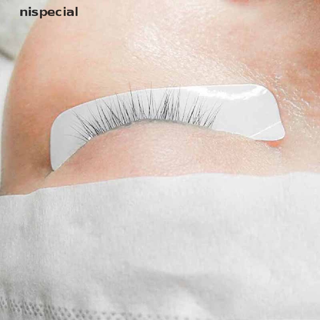 (Hàng Mới Về) Set 100 Cặp Miếng Dán Hỗ Trợ Nối Mi Tiện Lợi