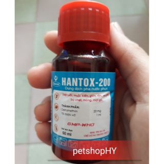Thuốc diệt ruồi, muỗi kiến gián Hantox 200 50c