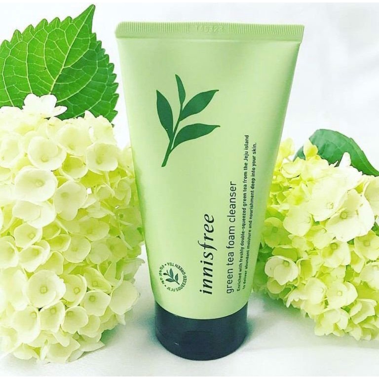 Sữa Rửa Mặt Trà Xanh Innisfree 150ml Sạch Mụn Dưỡng Ẩm Tốt