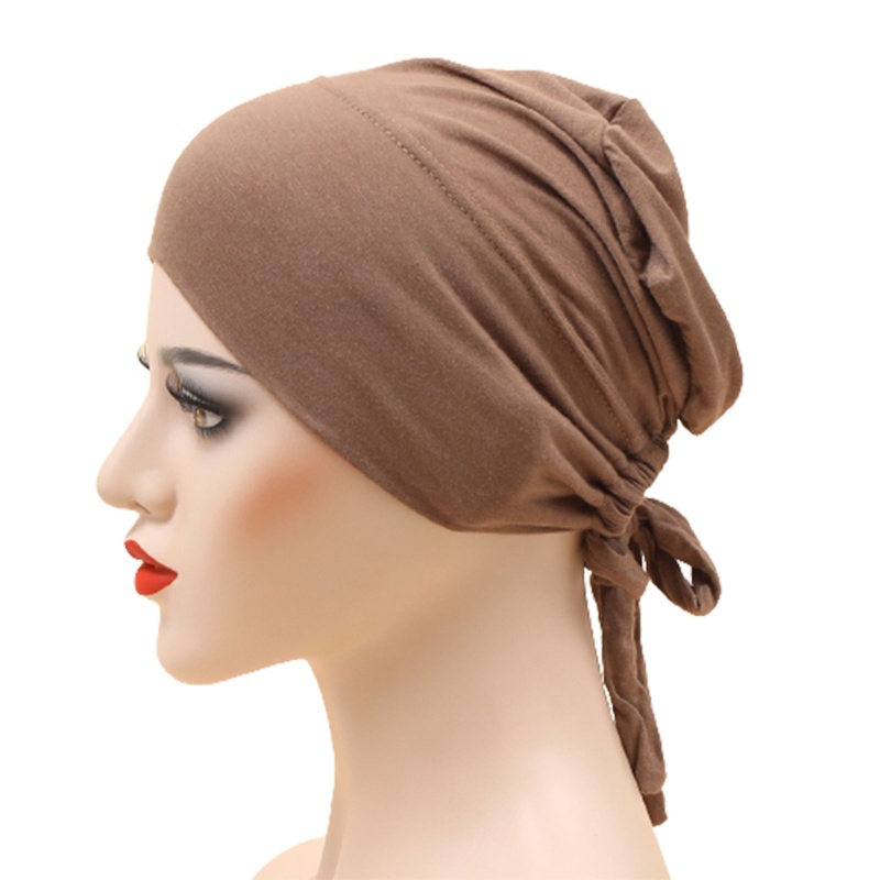 Mũ Trùm Đầu Co Giãn Màu Trơn Phong Cách Hồi Giáo Cho Ngày Valentine