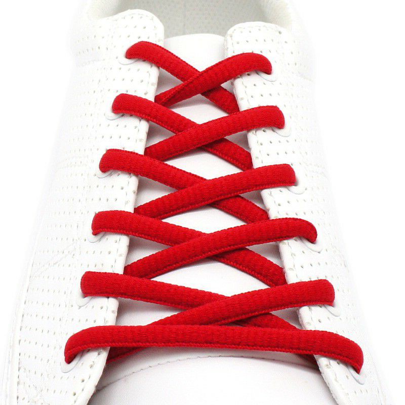 Kipzkapz Os9 True Red 90cm 115cm 140cm - Oval Shoelace 6mm