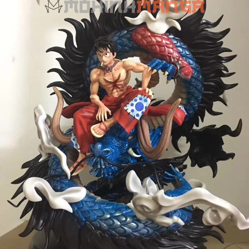 Mô hình Monkey D Luffy vs Kaido rồng Dragon One Piece Đảo hải tặc cao 39cm