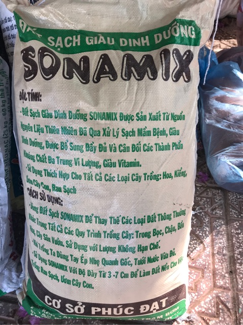 1kg đất sạch trồng cây kiểng, rau sạch