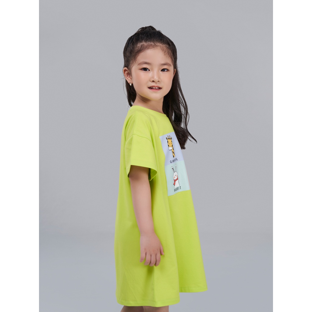Đầm thun YODY bé gái dáng suông in hình dễ thương - VAK5102