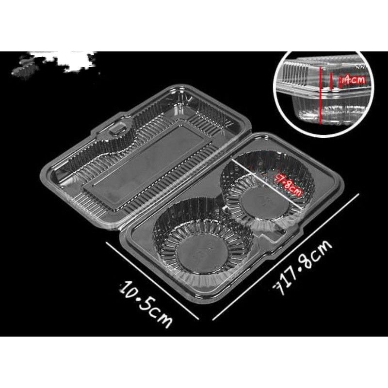 100 Hộp đựng bánh tart 2 cái FJ310
