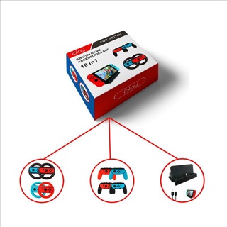 Bộ 8 món phụ kiện nintendo switch