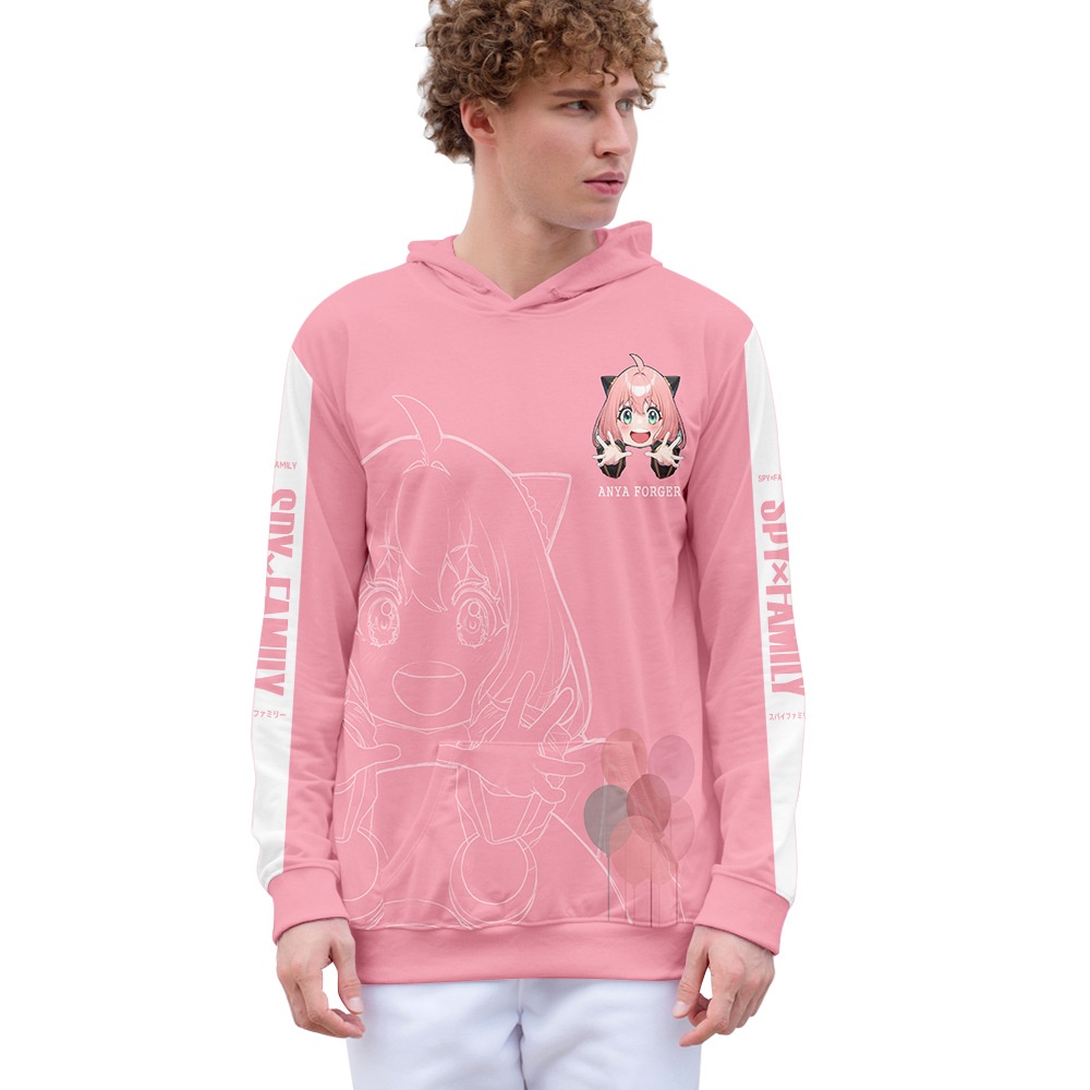 Áo Khoác Hoodie Hóa Trang Nhân Vật Anya Trong Phim Hoạt Hình SPY×FAMILY Dành Cho Nam Và Nữ