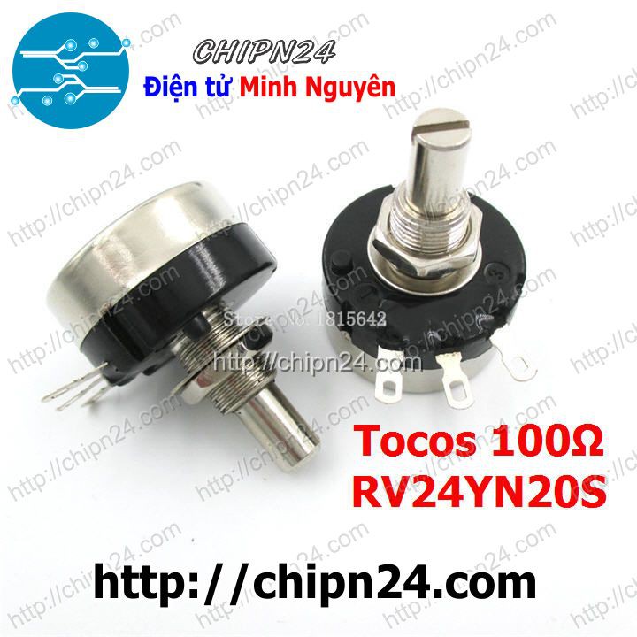 [1 CÁI] Biến trở Tocos 100R B101 RV24YN20S