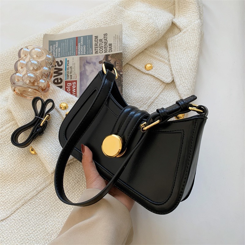 Túi Xách Nữ Khóa TrònTúi Kẹp Nách Đeo Chéo Đẹp Sang Chảnh Phiên Bản Hàn Quốc Chất Da Mềm Mịn Cao Cấp Hàng Quảng Châu MSP