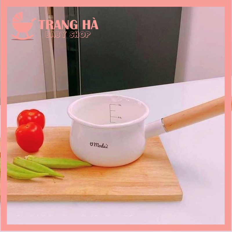 🍒𝑺𝒊𝒆̂𝒖 𝑺𝒂𝒍𝒆🍒Nồi Sứ Modui - Nồi Nấu Bột Cháo Ăn Dặm Style Hàn Quốc Siêu Xinh Cho Bé