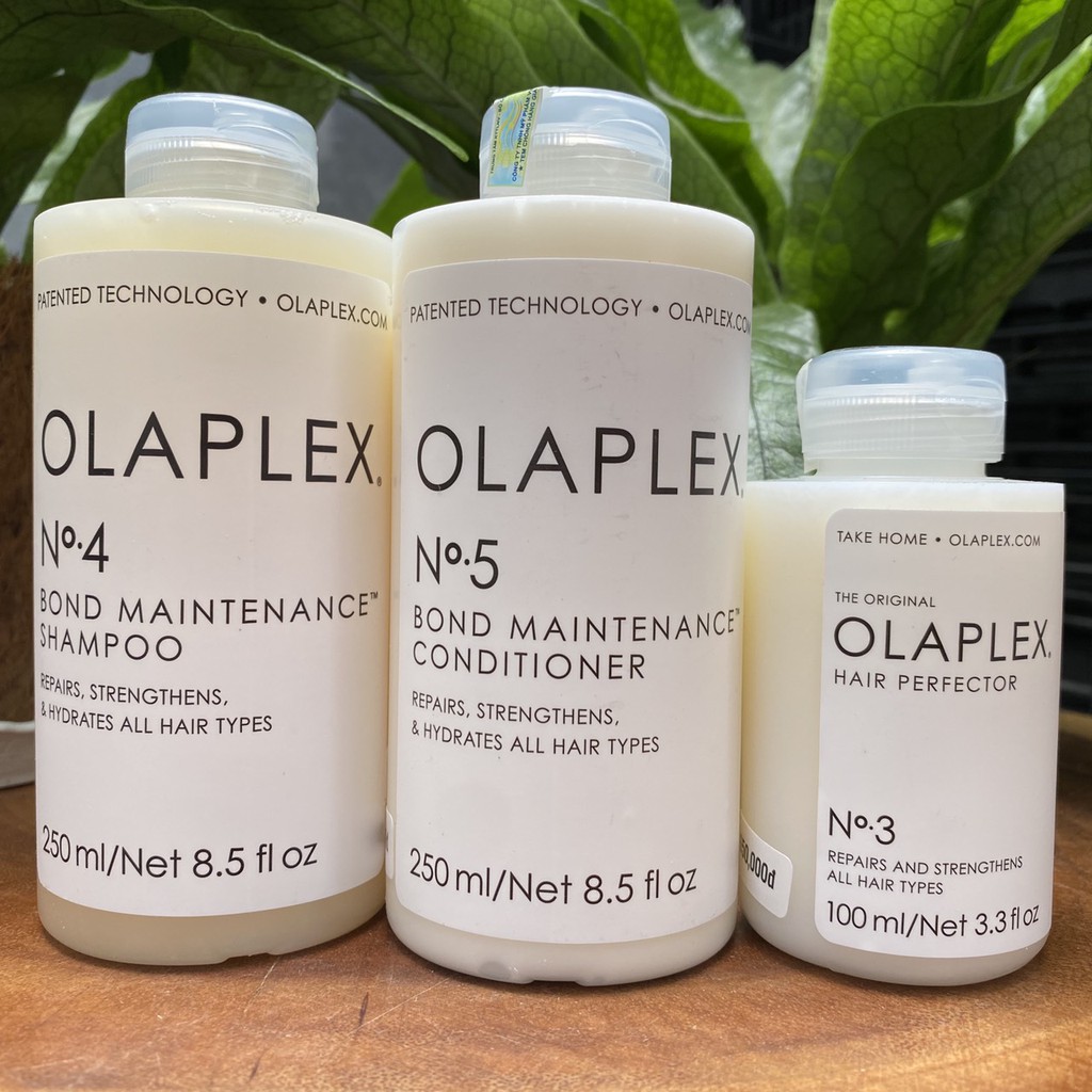 #olaplex_chính_hãng_Combo Gội xả hấp hàn gắn liên kết tóc Olaplex 250mlx2/100ml