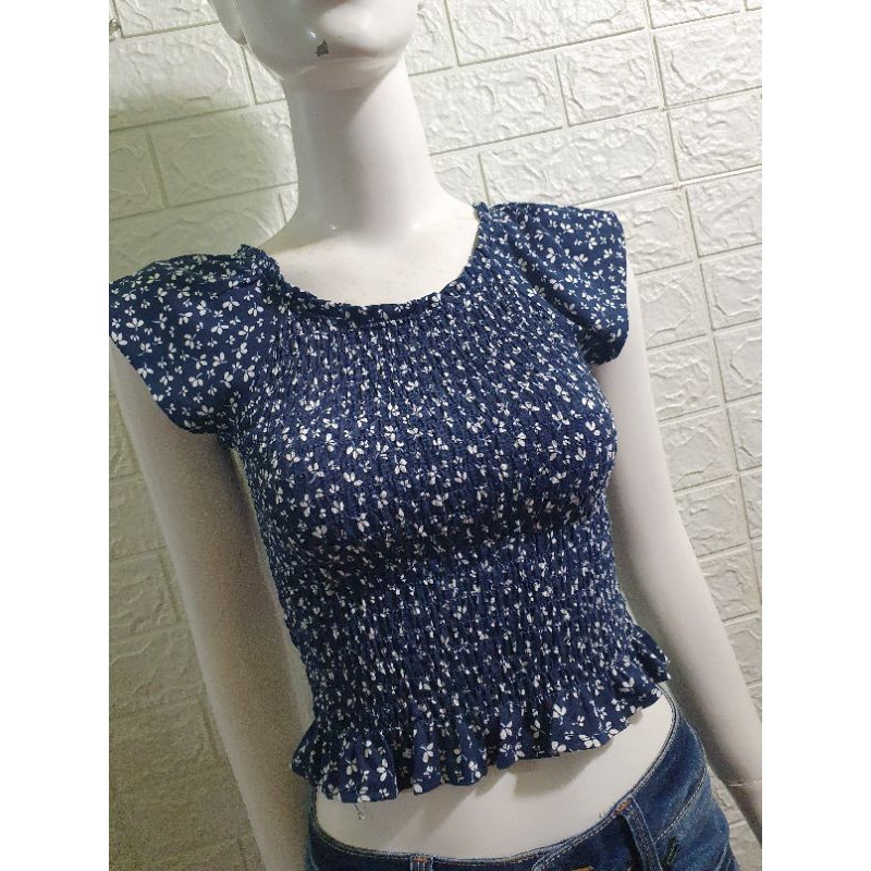 Áo croptop xuất Pháp cắt mác tuồn