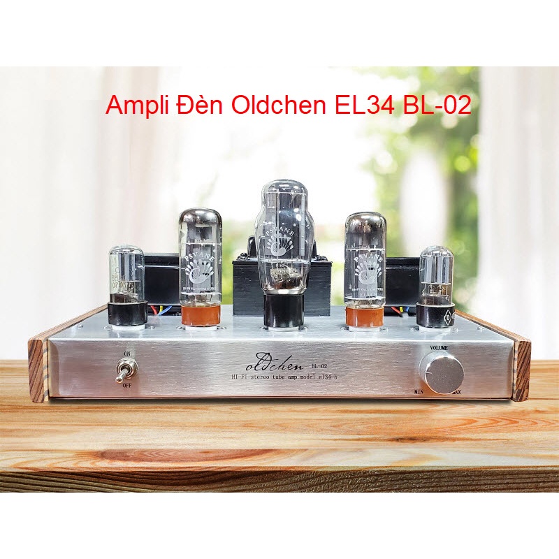 (Quà tặng 199k) Ampli đèn EL34 hãng Oldchen công suất 10w/ 1 kênh chất âm mềm mại