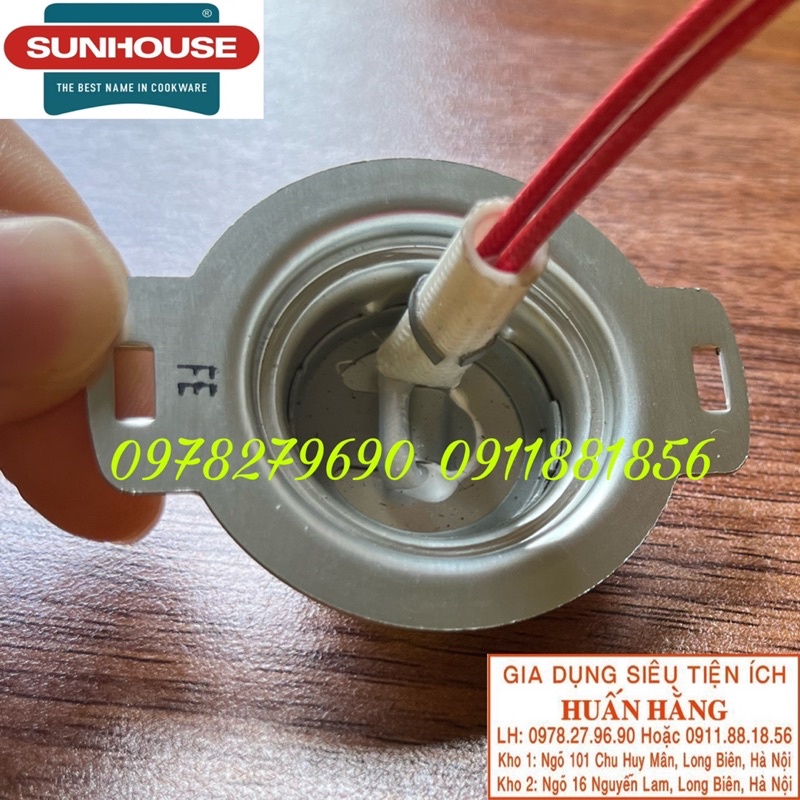 Ruột Nồi cơm, mâm nhiệt, cảm biến nhiệt điện tử Sunhouse mama 1.8 lít SHD8903
