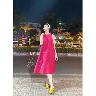 ⚡️BÁN SỈ⚡️Đầm suông tafta 3 màu có túi 2 bên