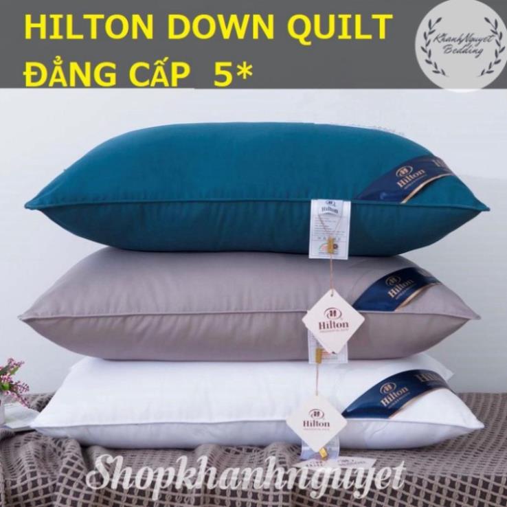 Combo 2 Gối Ngủ Cao Cấp HILTON, Bộ Gối Ngủ Chuyên Dành Cho Khách Sạn, Resort Cực Kỳ Êm Ái, Cho Bạn G