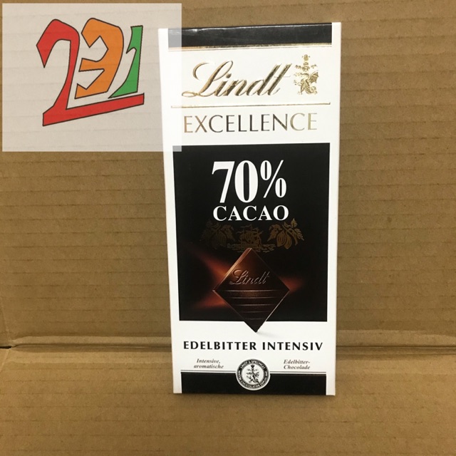 Thanh Chocolate Lindt Execellence 70% Cacao 100g