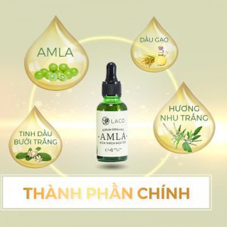 Tinh chất dưỡng tóc Laco Organic Amla, Serum kích thích mọc tóc, giảm tóc gẫy rụng 30ml