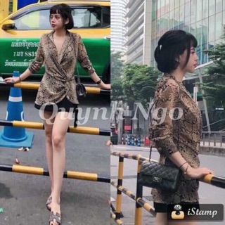 Áo da báo zara tqxk