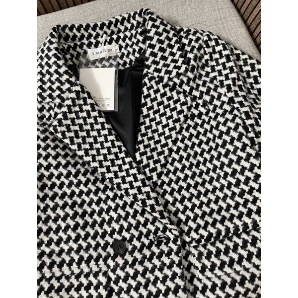 (SẴN) Set dạ vest kẻ đen trắng (không sơ mi)