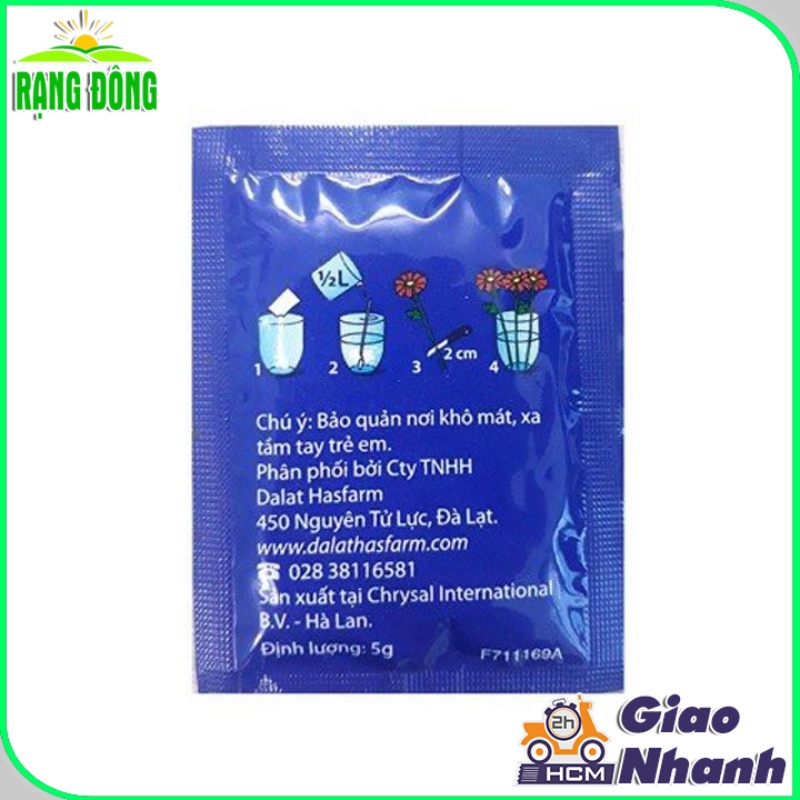 [100 gói] Dưỡng Hoa Lâu Tàn Chrysal - dưỡng hoa tươi lâu, không thối nước - Hạt giống Rạng Đông