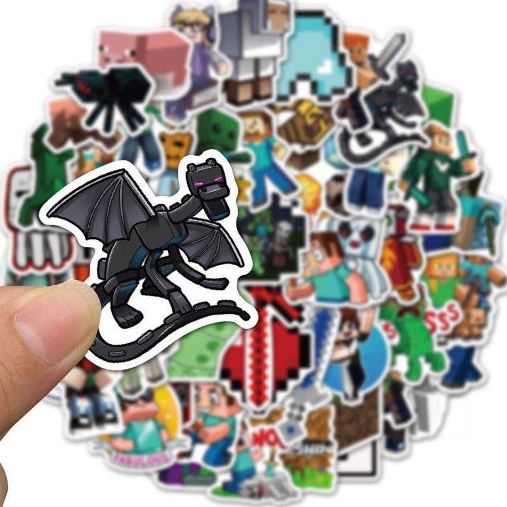 BORAG Bộ 50 Sticker Hoạt Hình Trang Trí Giáng Sinh