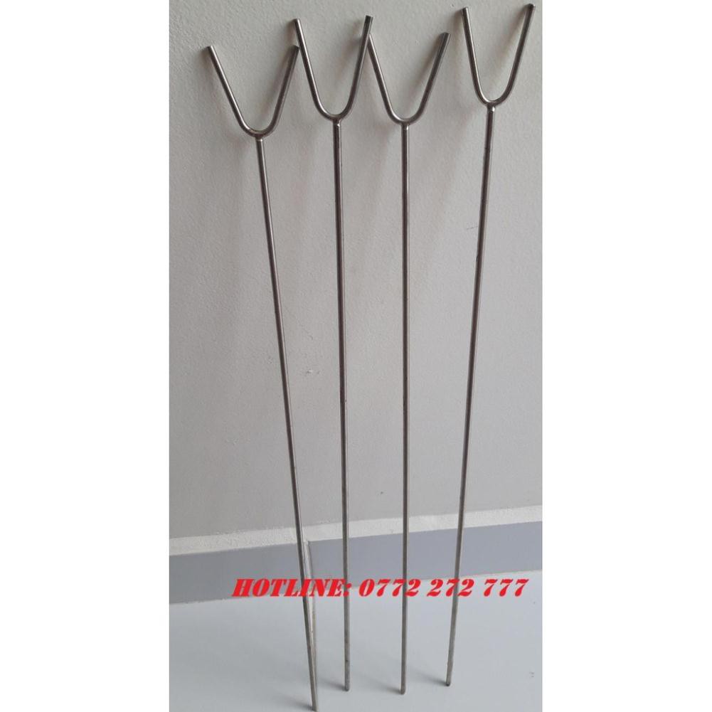 Combo 03 Cây Chống Cần câu Inox đặc 1mét. #chong can cau#,#cau ca#.