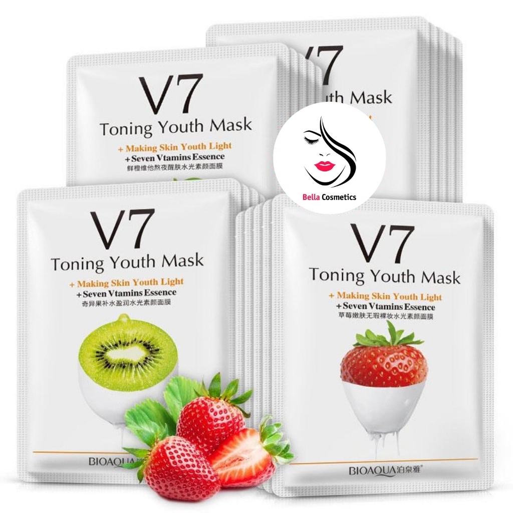Mặt Nạ Trái Cây Bioaqua V7 Toning Mask