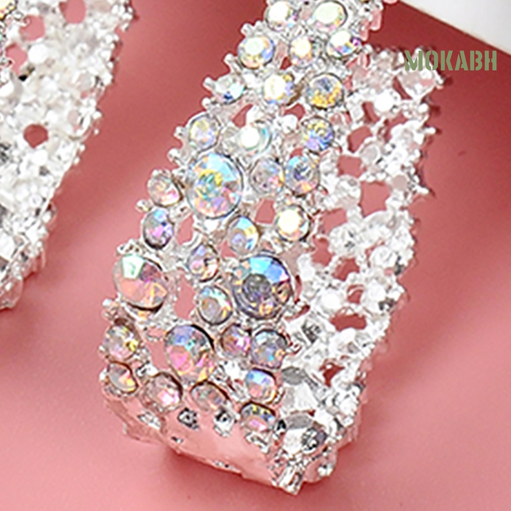 1 Đôi Bông Tai Hình Chữ C Thân Thiện Với Da