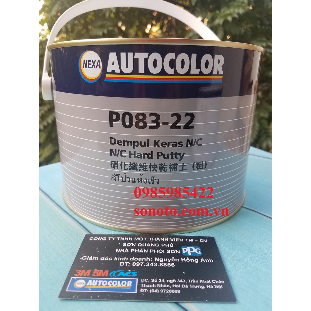 P083-22 Bả láng - Matit láng cho ô tô hãng Nexa Autocolor thuộc tập đoàn PPG của Mỹ lon 3Kg ( Sơn oto xe máy )