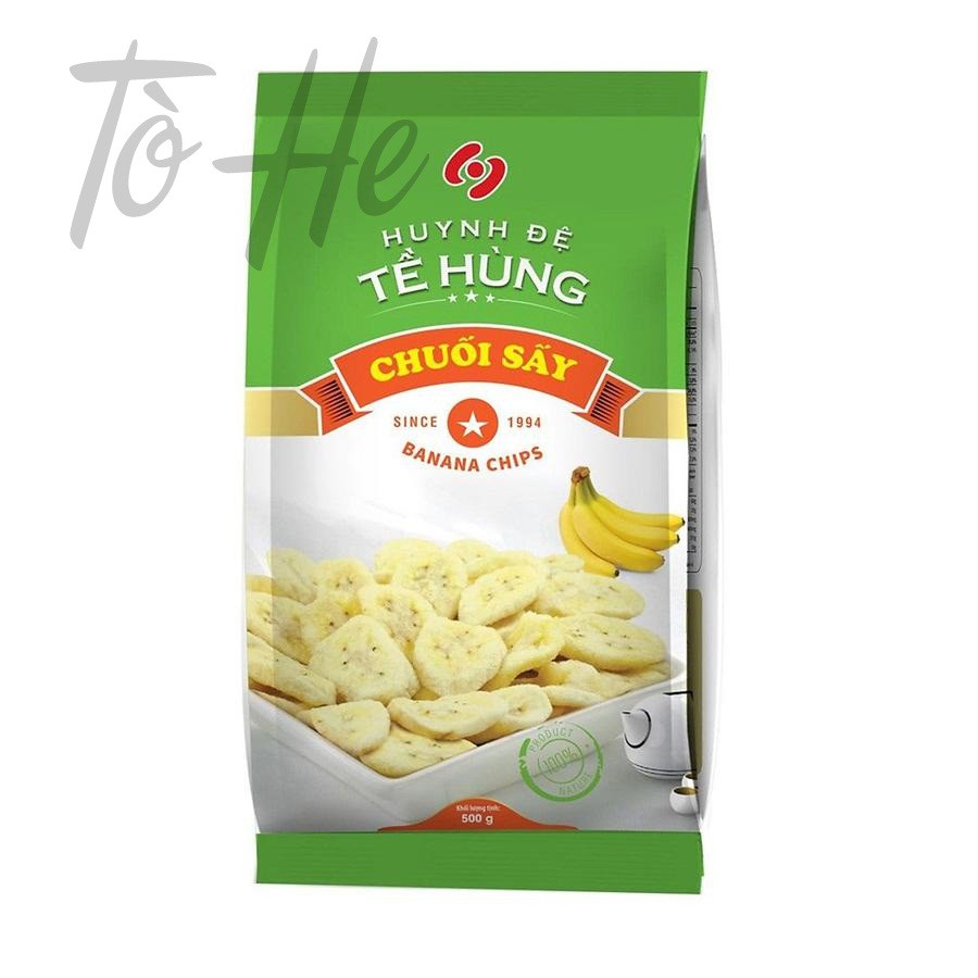 CHUỐI SẤY HUYNH ĐỆ TỀ HÙNG 500G