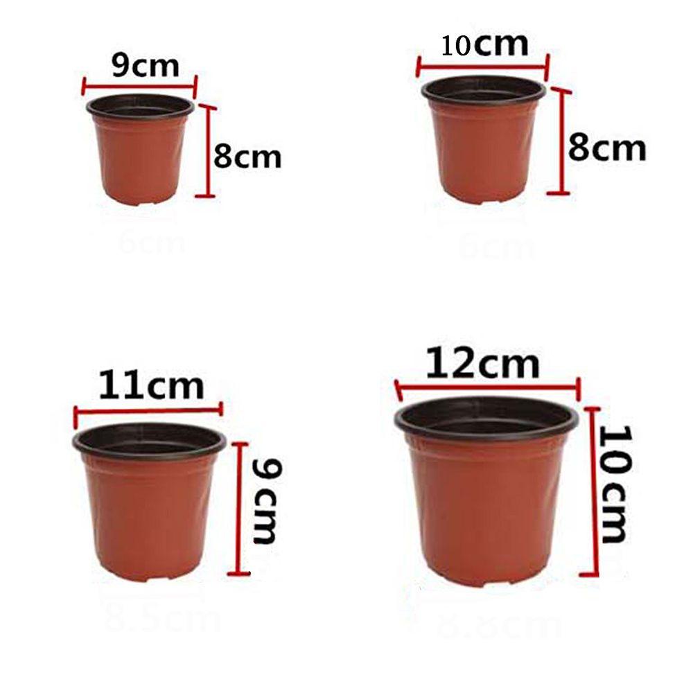 YIYU Set 10 Chậu Hoa Trang Trí Sân Vườn