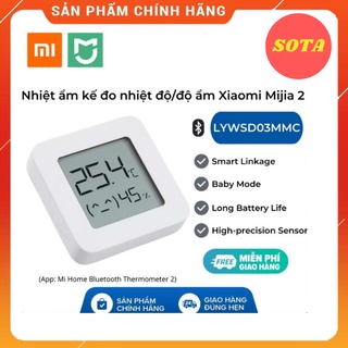 Ẩm kế thông minh gen2 Xiaomi Mijia - Đồng hồ đo nhiệt độ, độ ẩm Bluetooth Mijia gen 2