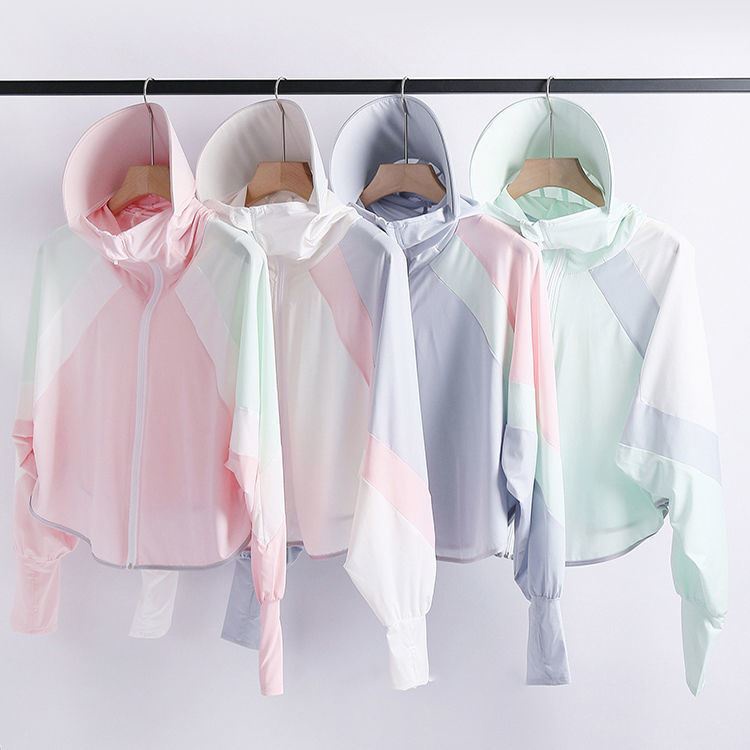 Áo Khoác Chống Nắng Và Tia UV Chất Liệu Lụa Lạnh Mỏng Thoáng Khí Thời Trang Mùa Hè Cho Nữ