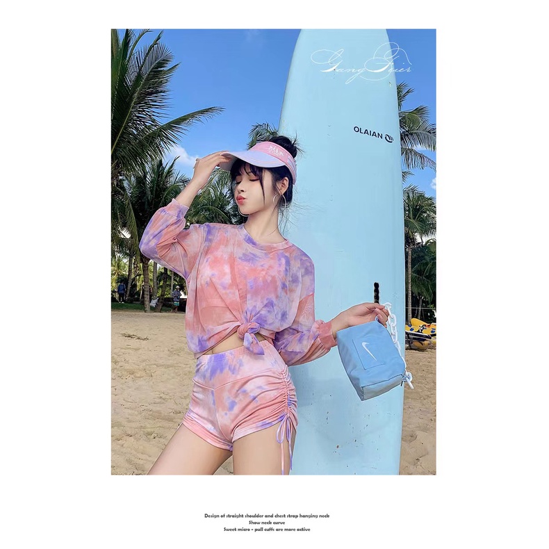Bộ Đồ Bơi Ba Mảnh Thời Trang Hàn Quốc Dành Cho Nữ 2022