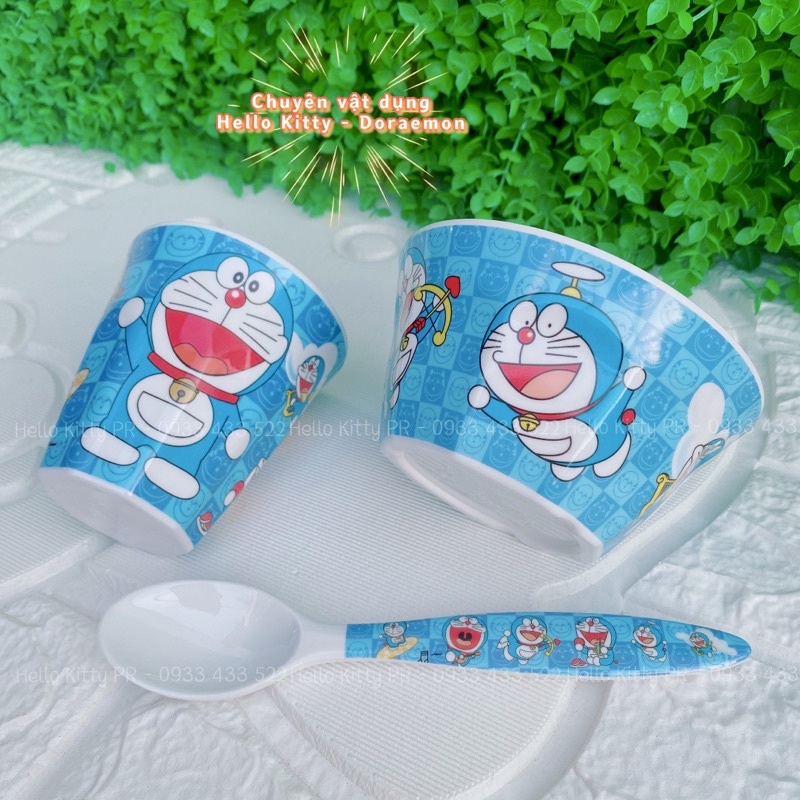 Set combo bàn ăn Doremon Doraemon