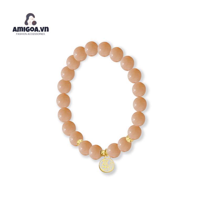 ✨✨Vòng Tay Đá Sunstone Tự Nhiên Tinh Tế Cho Nữ