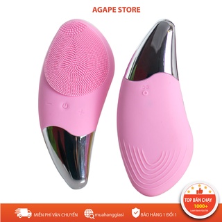 HỎA TỐC 2H - Máy rửa mặt hình thoi cao cấp 3 trong 1. Máy rửa mặt Sonic Facial làm sạch da sâu, nâng cơ hiệu quả