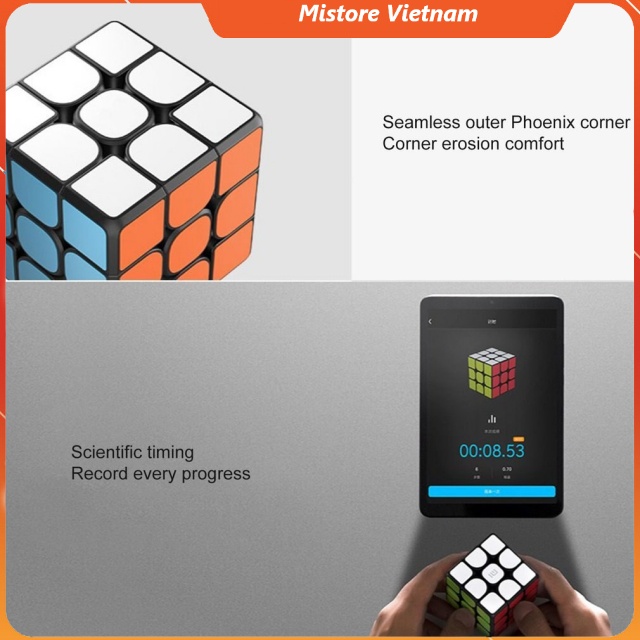 Rubik Thông minh Xiaomi Mijia kết nối app Mihome - Xiaomi Mijia Smart Rubik Cube XMMF01JQD