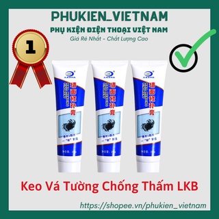 Keo Vá Tường Chống Thấm LKB 250gr - Trám Trét Vết Nứt Khe Hở Tường - Chống Mốc Ẩm Làm Sạch Tường