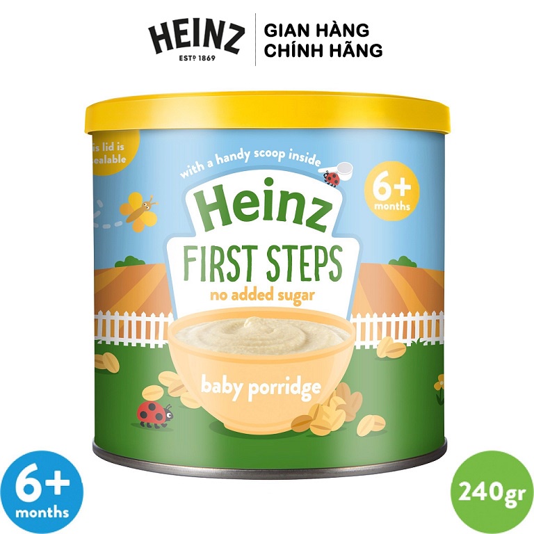 Bột ( Cháo) ăn dặm Cháo Kem Yến Mạch HEINZ 240g (Date: 21/11/2023)