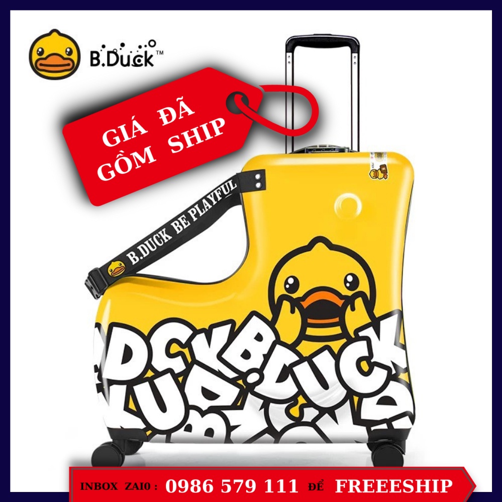 (giá đã gồm shiip) Vali xịn xò B.duck ( 24 inch ) phiên bản hoàng cung zj2 - fre.eship chat zal0 ( như trong ảnh)