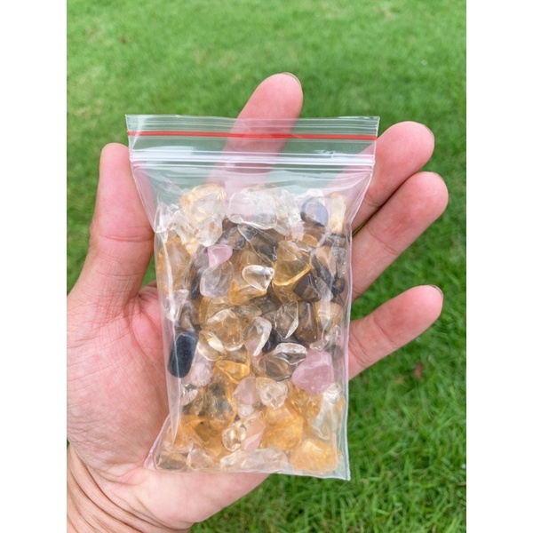 [200gram] Đá Vụn Phong Thuỷ - Đá NHUYỄN nhiều màu