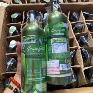 CẶP DẦU GỘI + DẦU XẢ GRAPEFRUIT 850ml (kèm túi)