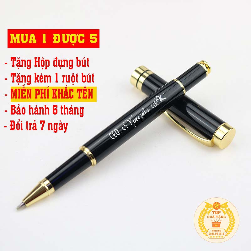 Bút ký khắc tên cao cấp P027 ngòi 0.5mm Free khắc tên theo yêu cầu Quà sinh nhật Quà tặng sếp thầy cô giáo bạn bè