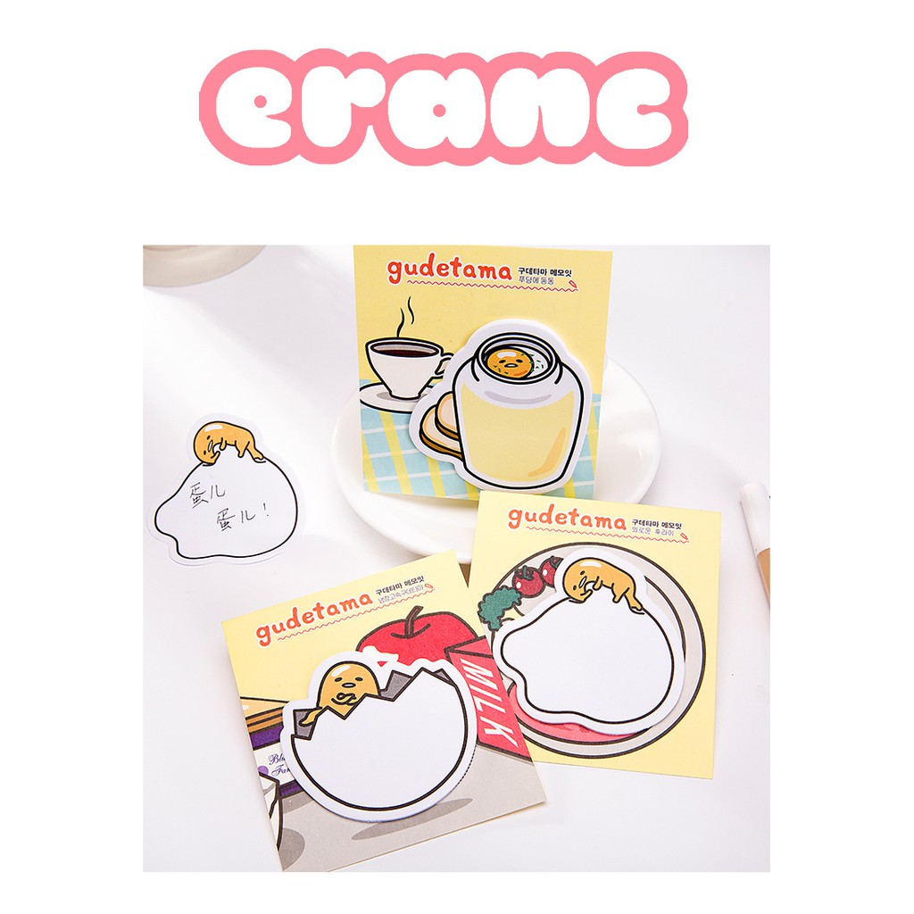 Giấy note ghi chú trứng Gudetama