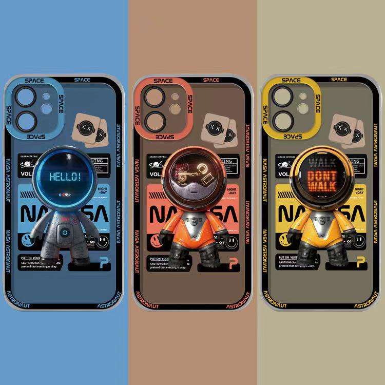 Ốp Điện Thoại Mềm In Logo Nasa Sang Trọng Cho iphone 13 Pro Max i13 11 Pro Max i11 7plus 8plus iX Xs XR Xs Max SE 12 12Pro 12 Pro Max