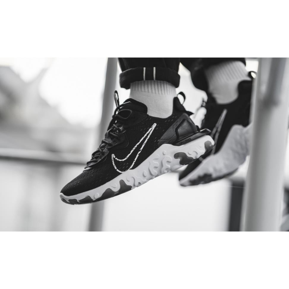 [Sale 3/3][AUTHENTIC 100%] Giày Chạy Bộ NIKE REACT VISION D/MS/X BLACK/WHITE Chính Hãng -p13